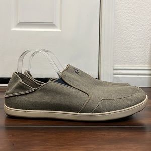 NWT OluKai Men's Nohea Lole Casual Shoes - Clay/Trench Blue Men's 13